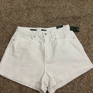 Woman’s wild fable highest rise, mom shorts.